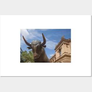 Bull, Stock Exchange, Frankfurt Posters and Art